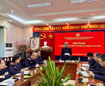 Viện KSND khu vực 2 - Hà Nội tổ chức Hội nghị cán bộ, công chức, người lao...