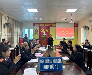 Viện KSND khu vực 10 – Hà Nội tổ chức Hội nghị cán bộ, công chức và người...