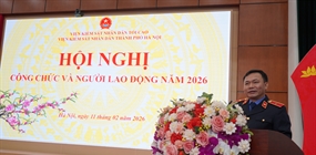 Viện KSND thành phố Hà Nội tổ chức Hội nghị công chức, người...