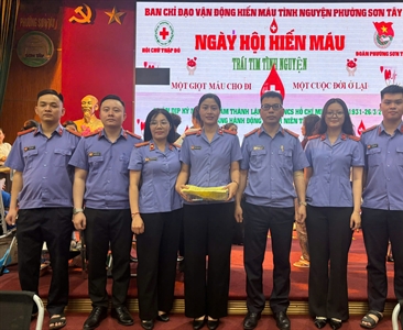 Viện KSND khu vực 9 tham gia Ngày hội hiến máu tình nguyện năm 2026