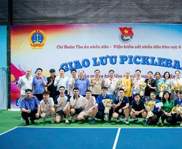 Đoàn Thanh niên Viện kiểm sát và Tòa án nhân dân khu vực 6, Hà Nội tổ chức...