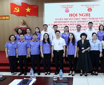 Viện KSND khu vực 6 tổ chức Hội nghị tuyên truyền Nghị quyết 205/2025/QH15...