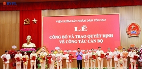 Viện trưởng Nguyễn Huy Tiến trao quyết định điều động, bổ...