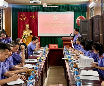 Viện KSND thành phố Hà Nội tiến hành thanh tra theo kế hoạch tại Viện KSND...
