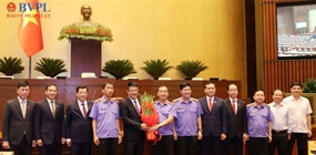 Đồng chí Nguyễn Huy Tiến tiếp tục được Quốc hội tín nhiệm bầu...