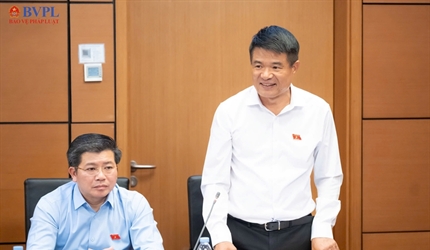Viện trưởng Nguyễn Huy Tiến góp ý vào dự án Luật Thủ đô (sửa đổi) tại...