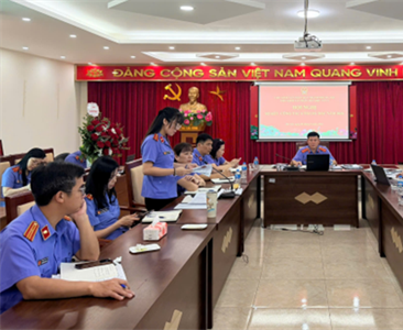 Viện KSND Khu vực 5 tổ chức Hội nghị sơ kết công tác 6 tháng đầu năm 2026
