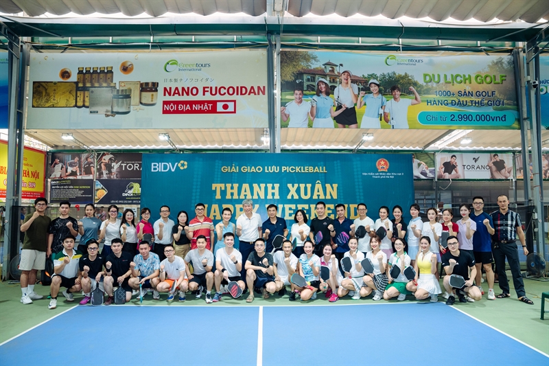 Viện KSND khu vực 2 phối hợp với Ban pháp chế - Ngân hàng Đầu tư và phát triển Việt Nam (BIDV) và Ngân hàng BIDV – Chi nhánh Thanh Xuân tổ chức giải giao lưu thể thao bộ môn Pickleball