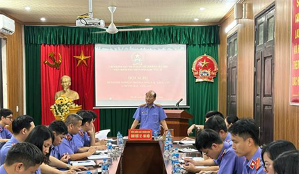 Viện KSND Khu vực 12 - Hà Nội tổ chức Hội nghị rút kinh nghiệm trong...