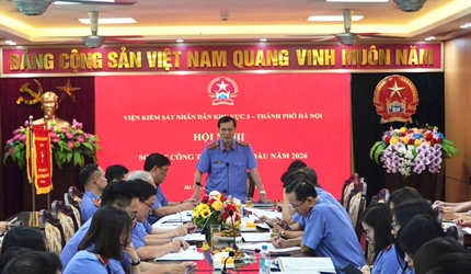 Viện KSND Khu vực 3 – Hà Nội tổ chức  Hội nghị sơ kết công tác 6 tháng...