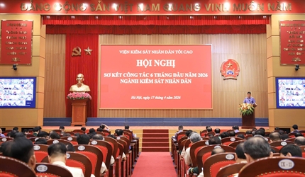 VKSND tối cao sơ kết công tác 6 tháng đầu năm 2026