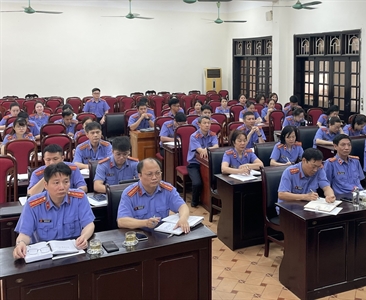 Viện KSND khu vực 6 - Hà Nội tổ chức Hội nghị sơ kết công tác 06 tháng đầu...