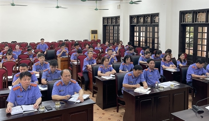 Viện KSND khu vực 6 - Hà Nội tổ chức Hội nghị sơ kết công tác 06 tháng...