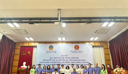 Viện KSND và Tòa án KSND khu vực 2 ký Quy chế phối hợp nhằm nâng cao...