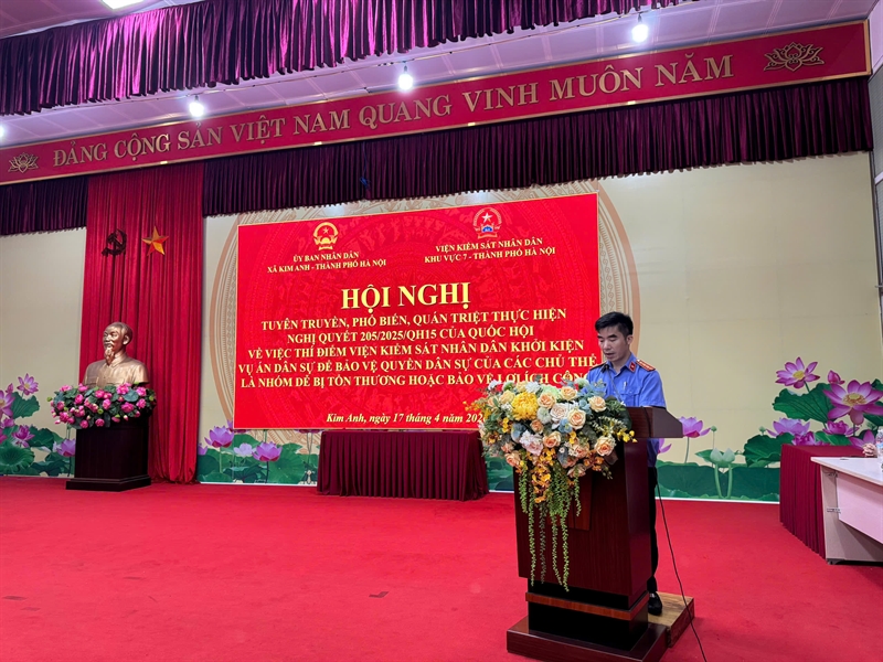 Viện KSND khu vực 7 đẩy mạnh chuyển đổi số, ứng dụng trí tuệ nhân tạo trong công tác tuyên truyền Nghị quyết 205/2025/QH15