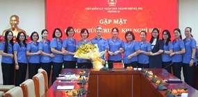 Phòng 10 Viện KSND thành phố Hà Nội tổ chức gặp mặt chia tay...