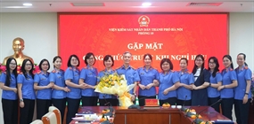 Phòng 10 Viện KSND thành phố Hà Nội tổ chức gặp mặt chia tay...