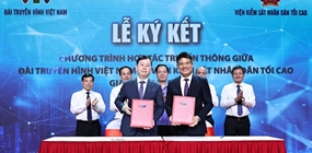 Ký kết Chương trình hợp tác truyền thông giữa VKSND tối cao...