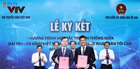Ký kết Chương trình hợp tác truyền thông giữa VKSND tối cao...