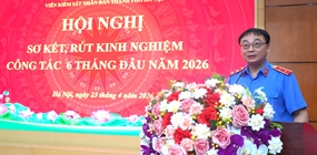 Viện KSND thành phố Hà Nội tổ chức Hội nghị sơ kết công tác 6...