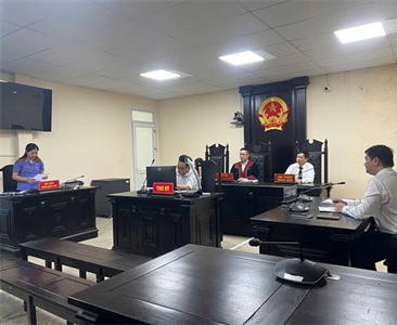 Viện KSND khu vực 12 - Hà Nội phối hợp với TAND cùng cấp tổ chức phiên tòa...
