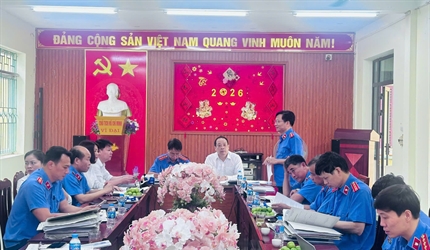 Phòng 11 - Viện KSND thành phố Hà Nội tiến hành trực tiếp kiểm sát thi...