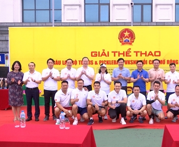 Giải Thể thao Tennis và Pickleball VKSND tối cao mở rộng thành công tốt đẹp