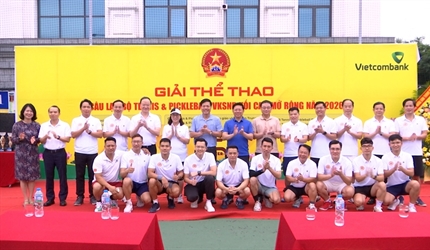 Giải Thể thao Tennis và Pickleball VKSND tối cao mở rộng thành công tốt đẹp
