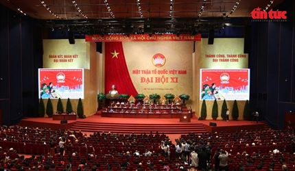 Thông cáo báo chí ngày làm việc thứ hai Đại hội Đại biểu Toàn quốc MTTQ...