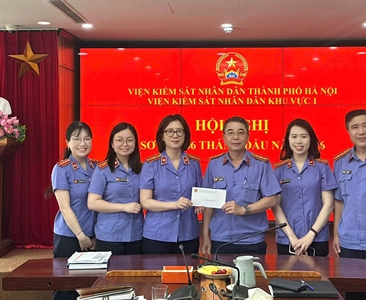 Viện KSND khu vực 1 - Hà Nội tổ chức Hội nghị sơ kết 06 tháng đầu năm 2026