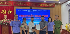 Viện KSND khu vực 9 - Hà Nội kịp thời xác minh, kiến nghị và...
