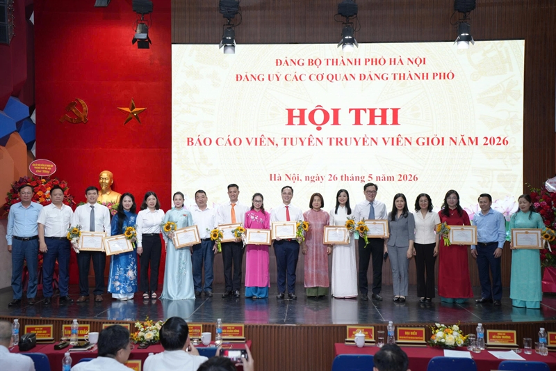 Dấu ấn đổi mới sáng tạo của cán bộ Viện kiểm sát nhân dân thành phố Hà Nội tại Hội thi Báo cáo viên, tuyên truyền viên giỏi năm 2026