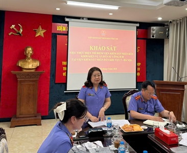 Đoàn công tác của Viện KSND tối cao khảo sát kết quả thực hiện Nghị quyết...