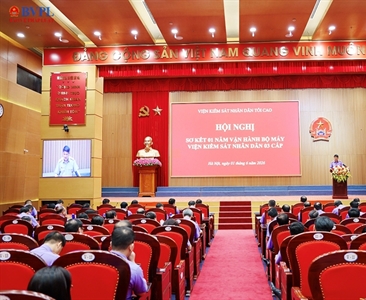 Viện trưởng Nguyễn Huy Tiến dự, chỉ đạo Hội nghị sơ kết 1 năm vận hành bộ...