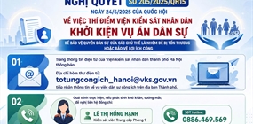 Thông báo tiếp nhận thông tin về vụ việc dân sự công ích trên...