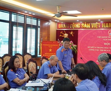 Cụm thi đua số 1 – Viện KSND thành phố Hà Nội sơ kết công tác thi đua, khen...