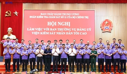 Tăng cường sự lãnh đạo của Đảng đối với công tác kiểm sát nhân dân...