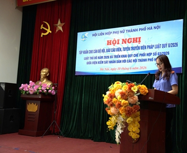 Viện KSND thành phố Hà Nội và Hội Liên hiệp Phụ nữ thành phố Hà Nội tổ chức...
