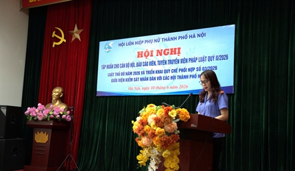 Viện KSND thành phố Hà Nội và Hội Liên hiệp Phụ nữ thành phố Hà Nội tổ...