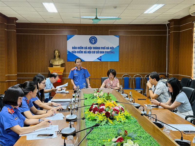 Viện KSND khu vực 8, thành phố Hà Nội bảo vệ lợi ích công và quyền lợi của người lao động trong lĩnh vực bảo hiểm xã hội
