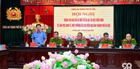 Công an thành phố Hà Nội tổ chức Hội nghị thông tin báo chí...
