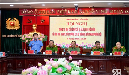 Công an thành phố Hà Nội tổ chức Hội nghị thông tin báo chí về một số...