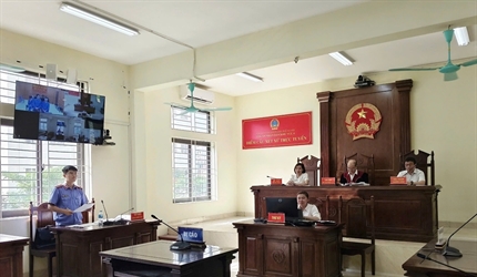 Viện KSND khu vực 6 phối hợp với Tòa án nhân dân cùng cấp tổ chức phiên...