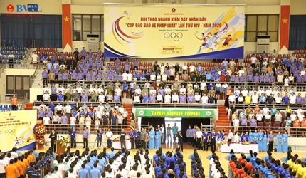 Những hình ảnh ấn tượng tại Lễ khai mạc Hội thao ngành Kiểm sát nhân...