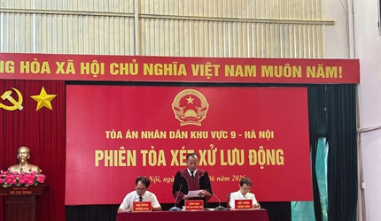 Tòa án nhân dân khu vực 9 – Hà Nội phối hợp với Viện kiểm sát nhân dân...
