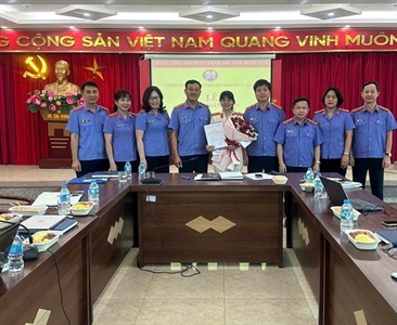Chi bộ Viện KSND khu vực 5 - Hà Nội long trọng tổ chức Lễ kết nạp Đảng viên mới