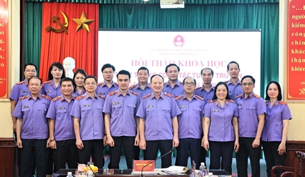 Viện KSND thành phố Hà Nội tham dự Hội thảo khoa học chuyên đề “Thực...