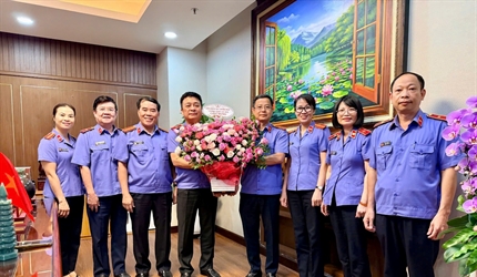 Viện KSND thành phố Hà Nội chúc mừng 39 năm ngày thành lập Thanh tra...