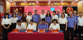 Lễ ký kết Quy chế phối hợp giữa Viện KSND khu vực 3 - Hà Nội...
