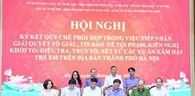 Viện KSND thành phố Hà Nội ký Quy chế phối hợp liên ngành...